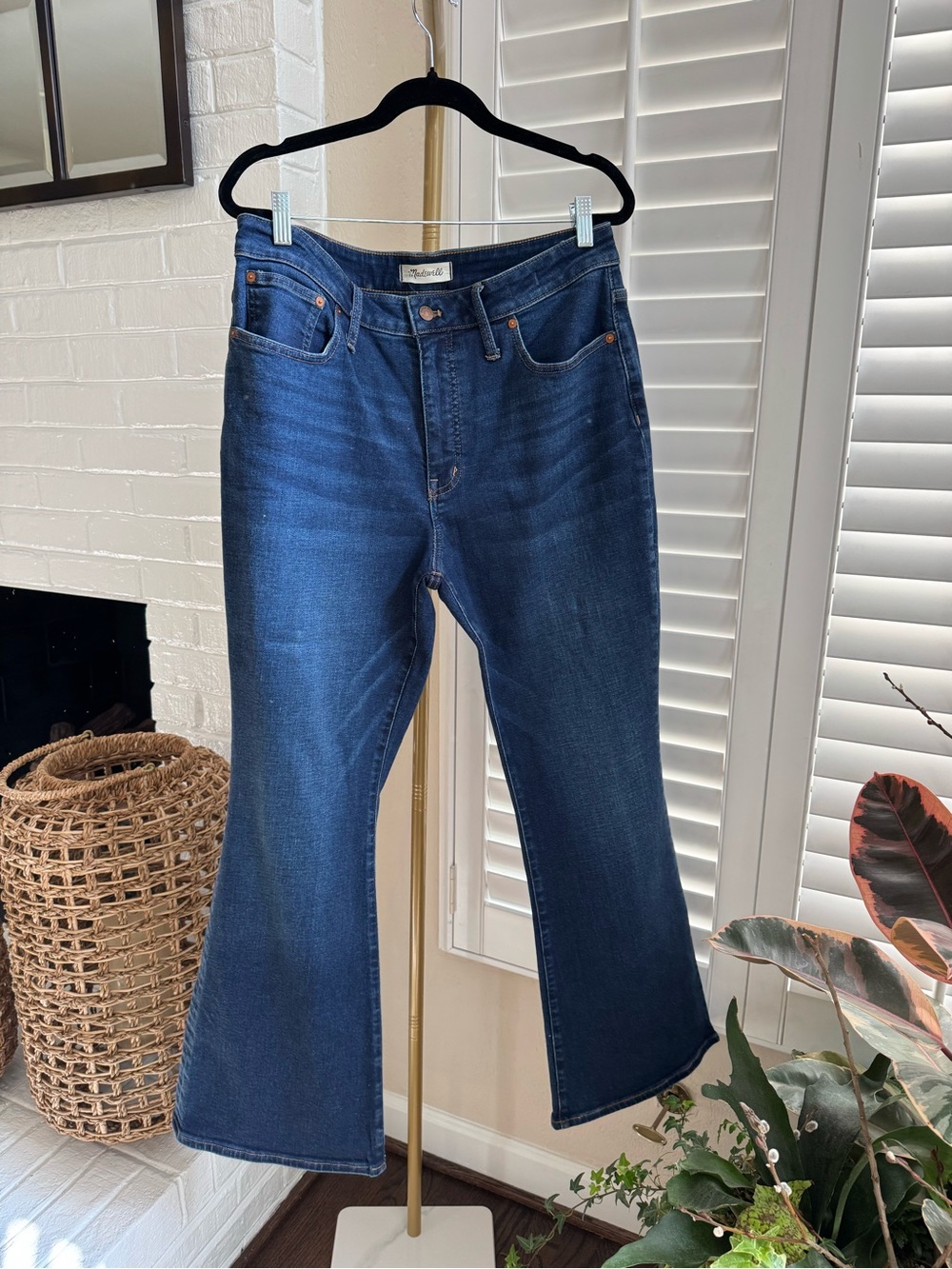Madewell Petite Curve Skinny Flare